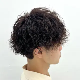 ショート パーマ メンズ 柏メンズカットパーマ NO.1タイチのヘアスタイル