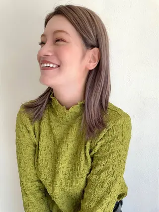 ミディアム 金井愛華 【monolith】のヘアスタイル