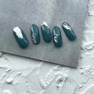 ネイル ⭐︎休業中の練習⭐︎ JNA認定講師髙橋のネイルデザイン