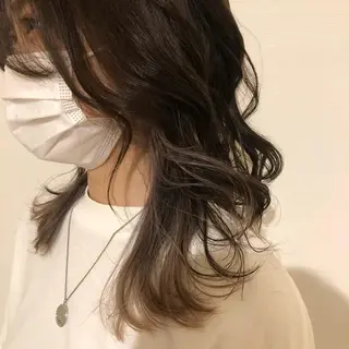 ミディアム カラー カラー職人 なかもと たつひろのヘアスタイル