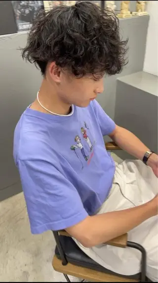 パーマ メンズ メンズ専門サロン wokeのヘアスタイル