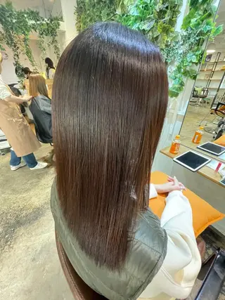 ロング ヘアアレンジ パーマ カラー 【N°deseo】 吉祥寺のヘアスタイル
