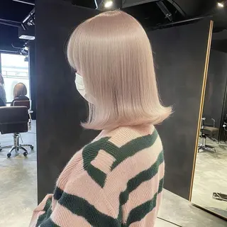 カラー corazon ブリーチのヘアスタイル