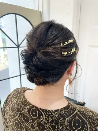 セミロング ヘアアレンジ 中目黒✂︎店長✂︎ TOMOHIROのヘアスタイル
