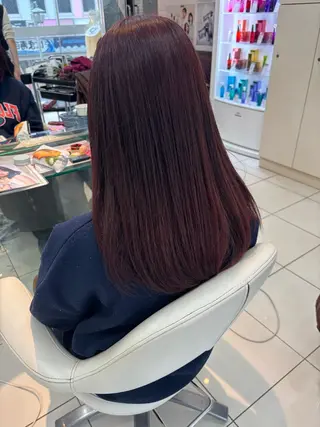 セミロング ブリーチ透明感カラー /レイヤー👗しずかのヘアスタイル