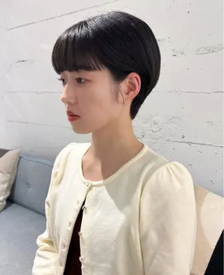 ショート 峯田 優花のヘアスタイル