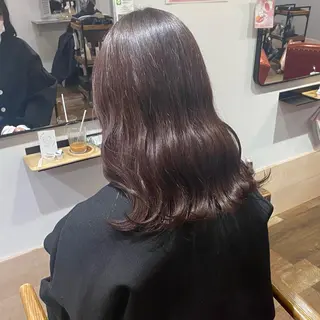 ロング カラー otoha✳︎ くすみ艶カラーのヘアスタイル