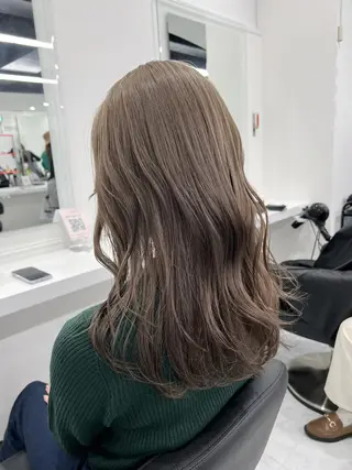 カラー ブリーチありorなし 暖色カラー🎀セナのヘアスタイル