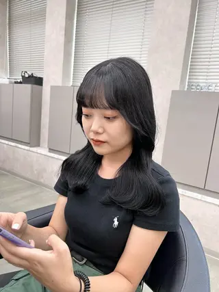 カラー 透明感ベージュ🤎 ナチュラルレイヤーのヘアスタイル