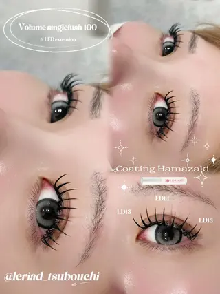 マツエク・マツパ ルリアド栄🦋 ツボウチのマツエク・マツパデザイン