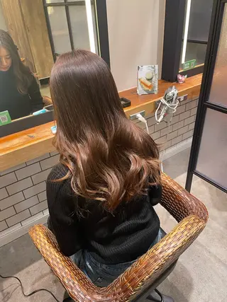 ロング 透明感カラー/ カット🎀あつこ🎀のヘアスタイル