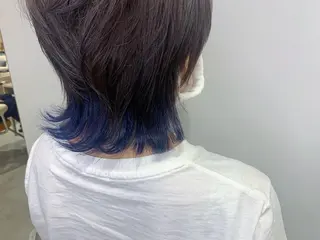 セミロング カラー ヘアアレンジ 近藤千翔🩵 髪質改善Periodのエステ・リラクイメージ