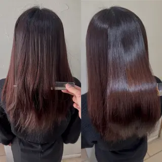 セミロング ルシクラージュ武蔵小杉店所属・巻けないけど美髪 作れます丸山智久のヘアスタイル