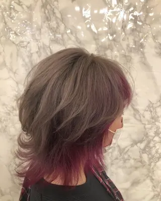 ミディアム カラー 東中野🥇美容室 FLOW東中野店のヘアスタイル