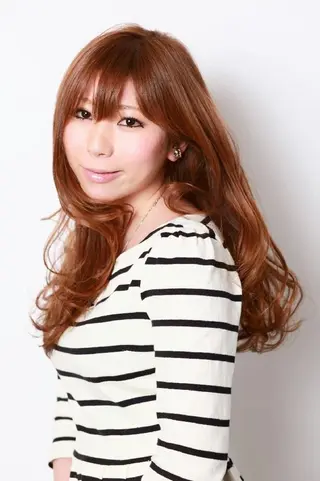 セミロング カラー パーマ ★竹本 千春★のヘアスタイル