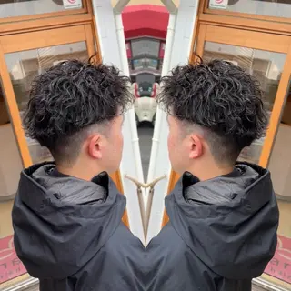 ショート パーマ KENTO 【茨城1の縮毛矯正】のヘアスタイル