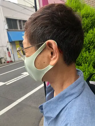 ショート メンズパーマ、カラー 大募集村上莉奈のヘアスタイル