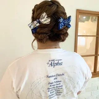 ヘアアレンジ 🩰淡色カラー／ 南ゆかり（女性のみ）のヘアスタイル