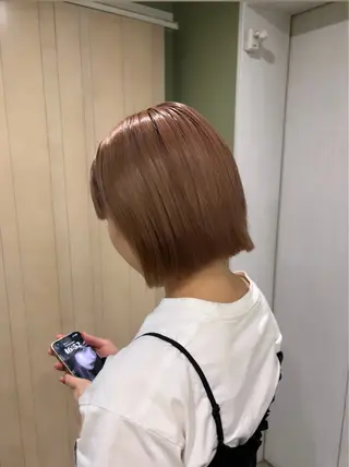 ショート レイヤー/韓国透明感 カラー/nanokaのヘアスタイル