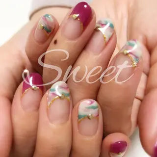 ネイル sweet 仲野陽子のネイルデザイン