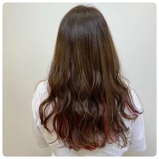 ロング カラー レイヤー/艶カラー 奥野恭平のヘアスタイル