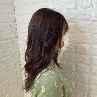 ロング ⟡.·韓国ヘア*.゚ 室岡 咲希のヘアスタイル