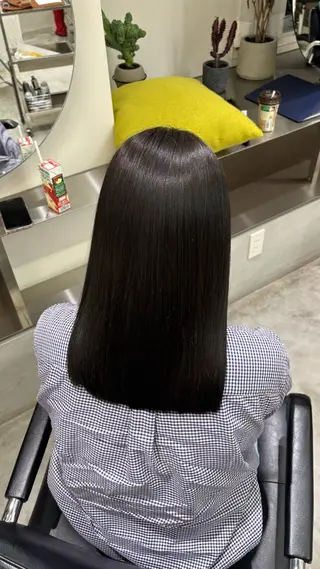 ロング 南石 裕哉のヘアスタイル