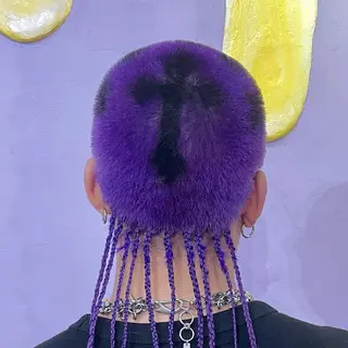 ショート カラー ヘアアレンジ メンズ 👽KINA👽 派手髪🦖💖✨のヘアスタイル