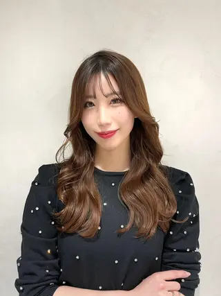 ロング カラー ナチュラル韓国ヘア 🇰🇷塚田凌太のヘアスタイル