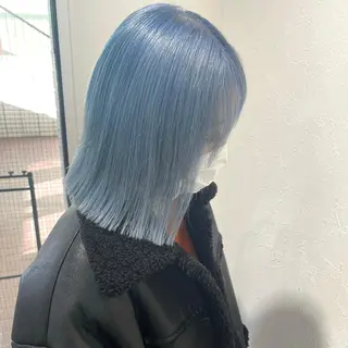 ミディアム カラー shiho .のヘアスタイル
