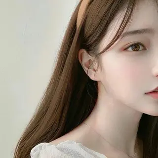 カラー 莉乃/縮毛矯正/髪質 改善/艶カラーのヘアスタイル