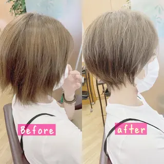ショート カラー 中根 いち 美髪を作るプロのヘアスタイル
