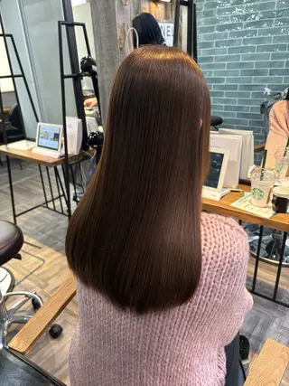 ロング カラー 村本 優依のヘアスタイル