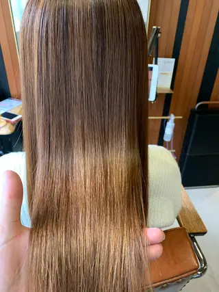 ロング 縮毛矯正&髪質改善 MAILHAIRのヘアスタイル