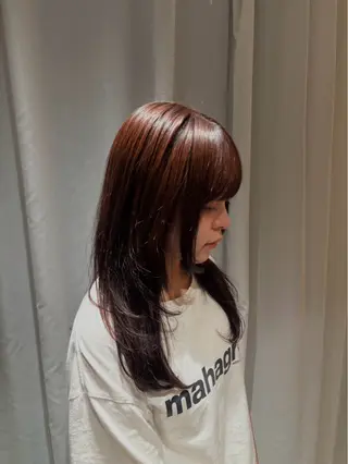 ロング カラー MIO /one colorのヘアスタイル