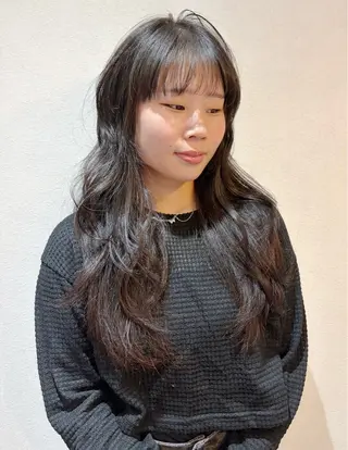 ロング INCEHAIR所属・雰囲気重視メンズ パーマ/モデル/小畑のヘアスタイル