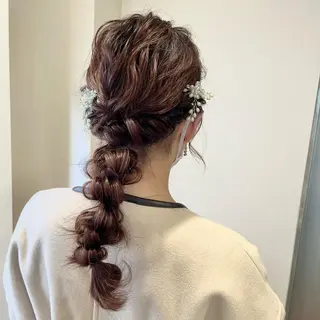 ロング ヘアアレンジ サソウ ユリエ🥥のヘアスタイル