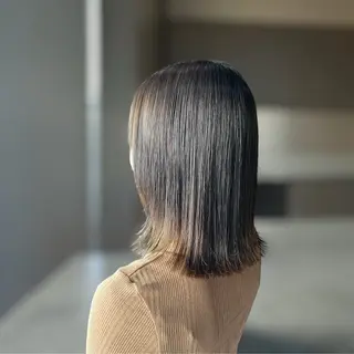 ミディアム 髪質改善メニュー 長井 美佐子のヘアスタイル
