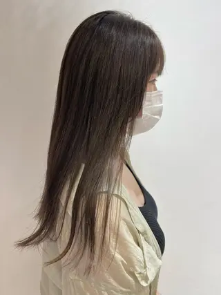 ロング カラー 🐺ウルフ/レイヤー 似合わせ‎🤍沙羅のヘアスタイル