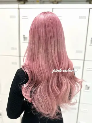 ロング カラー 韓国系ハイトーン🎀 Nanami🫧のヘアスタイル