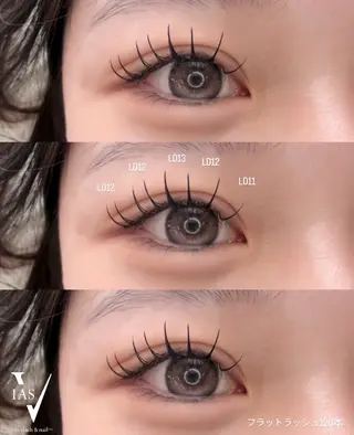 マツエク・マツパ VIAS YURINAのマツエク・マツパデザイン