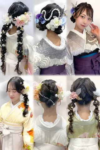 ヘアアレンジ あやかショート 白髪ぼかしのヘアスタイル