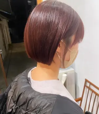 ショート カラー ヘアアレンジ 髪質改善ストレート✨ パーマヘア✨YUKIのヘアスタイル