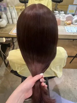 ミディアム 小顔カット/韓国 カラー🌙shikiのヘアスタイル