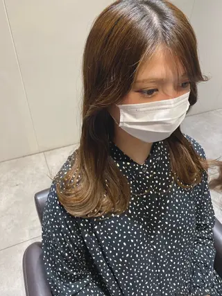 ロング 馬場 紅亜のヘアスタイル