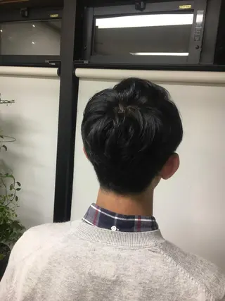 ショート メンズ 牧 颯斗のヘアスタイル