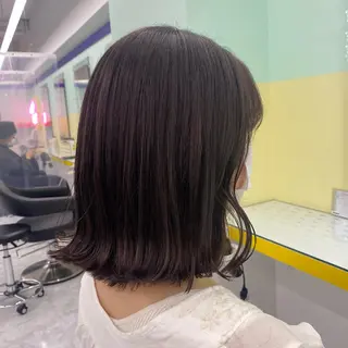 セミロング カラー ヘアアレンジ mai🍑暖色カラー /レイヤー💖のヘアスタイル