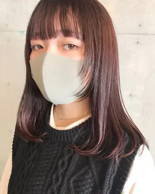 セミロング カラー HARU /stylistのヘアスタイル