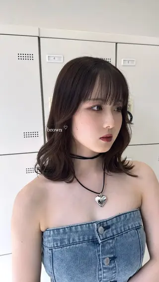 カラー noa🎀美髪縮毛/ 透明感カラーのヘアスタイル