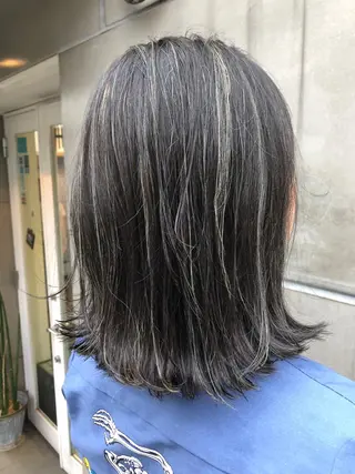 ミディアム カラー 北間 寛哉のヘアスタイル